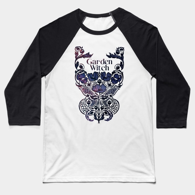 Garden Witch Baseball T-Shirt by FabulouslyFeminist